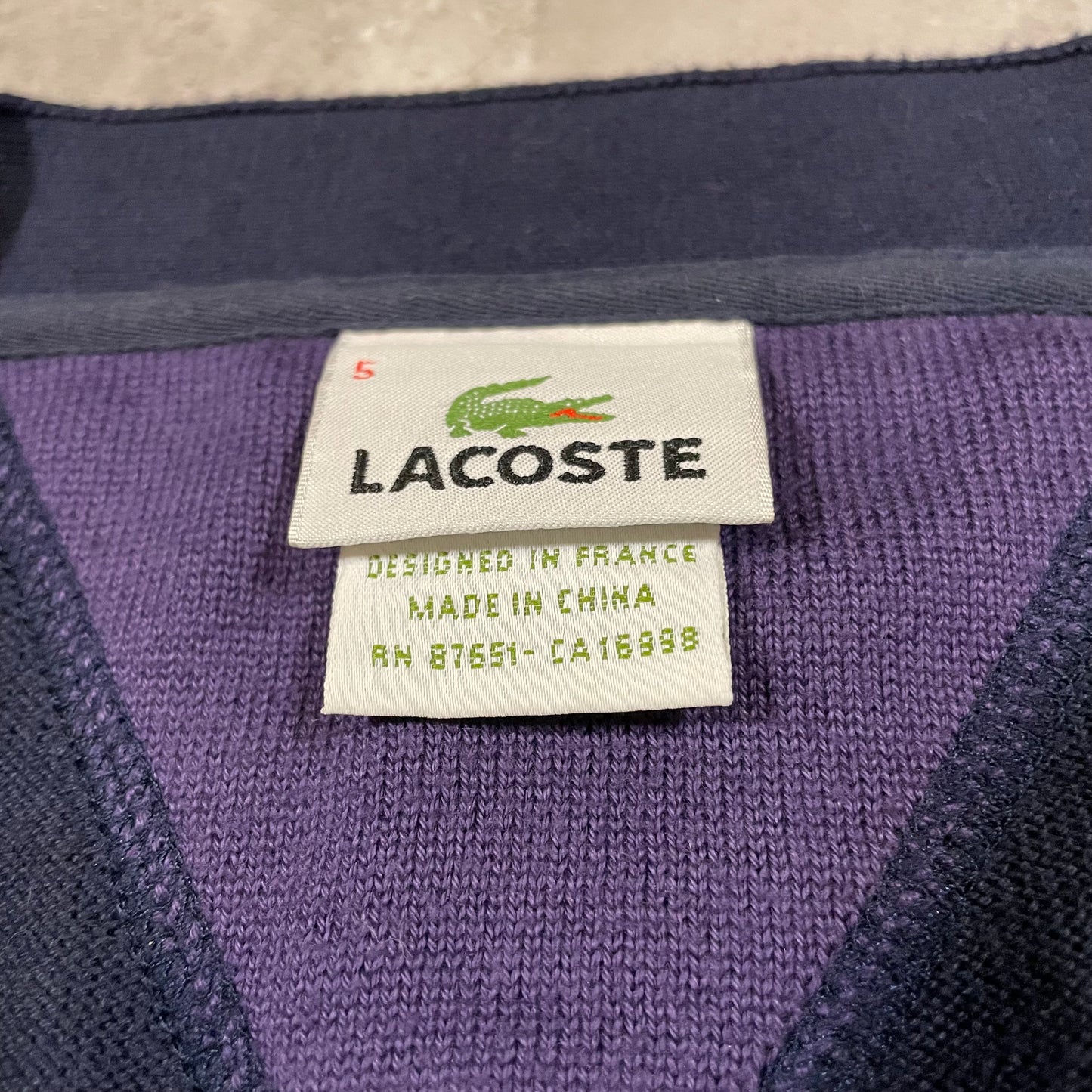 00s Lacoste Cardigan