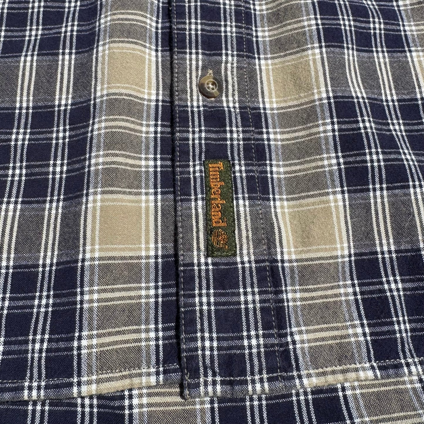 90s Timberland Faded Checkered Long Sleeve Shirt KiiChain Clothing