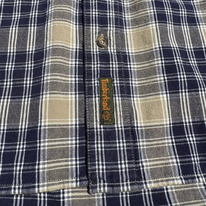 90s Timberland Faded Checkered Long Sleeve Shirt KiiChain Clothing