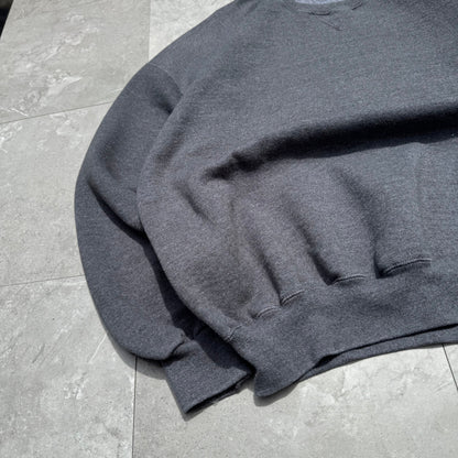 90s Russell Athletic Made in USA Dark Gray Sweatshirt KiiChain Clothing