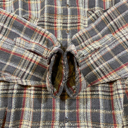 90s St John’s Bay Plaid Flannel Button Down Shirt