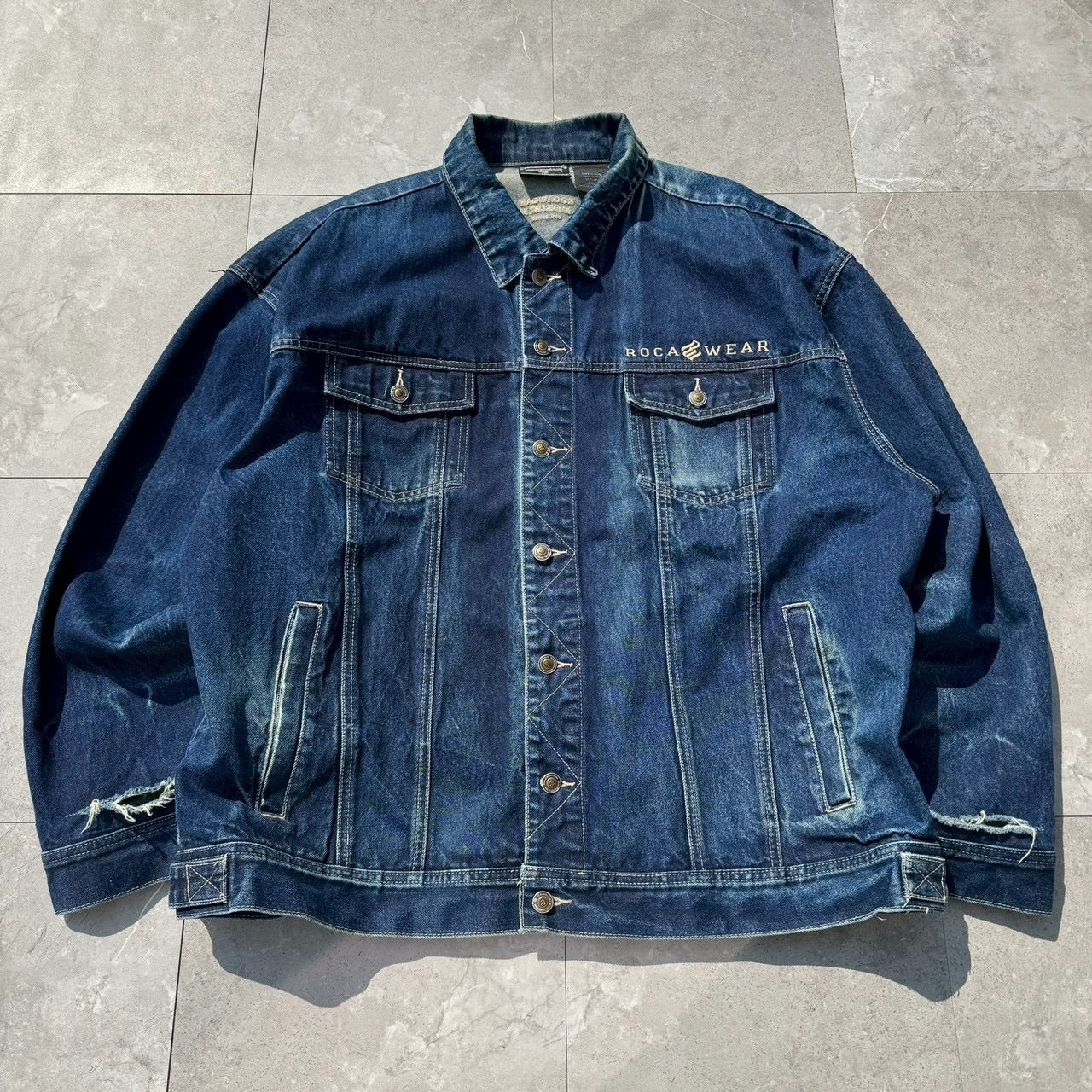 00s RocaWear Oversized Denim Jacket