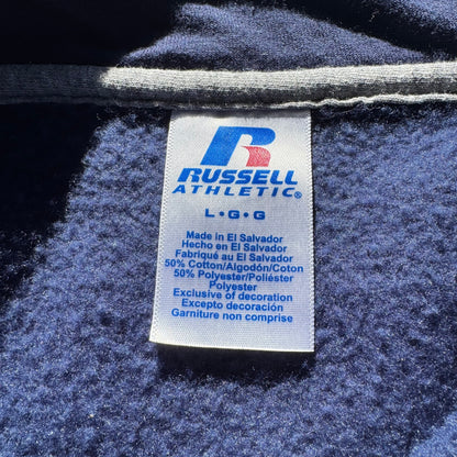 00s Russell Athletic Navy Quarter Zip Sweatshirt
