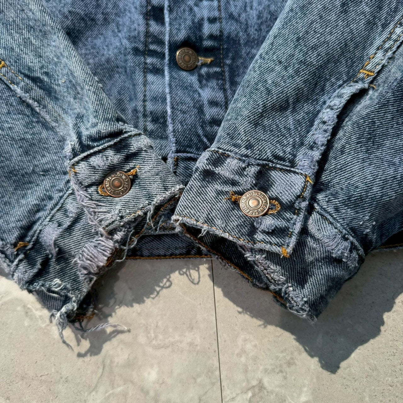 80s-90s Levi's 75066 Made in USA Dyed Denim Jacket