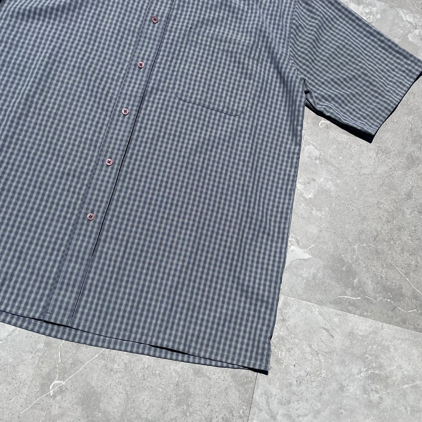 90s Eighty Eight Checkered Short Sleeve Shirt