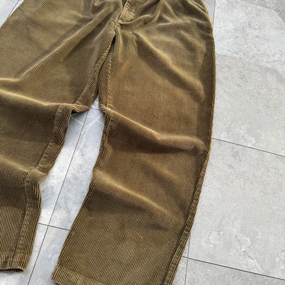 90s-00s Polo by Ralph Lauren Brown Corduroy Andrew Pants 38x30