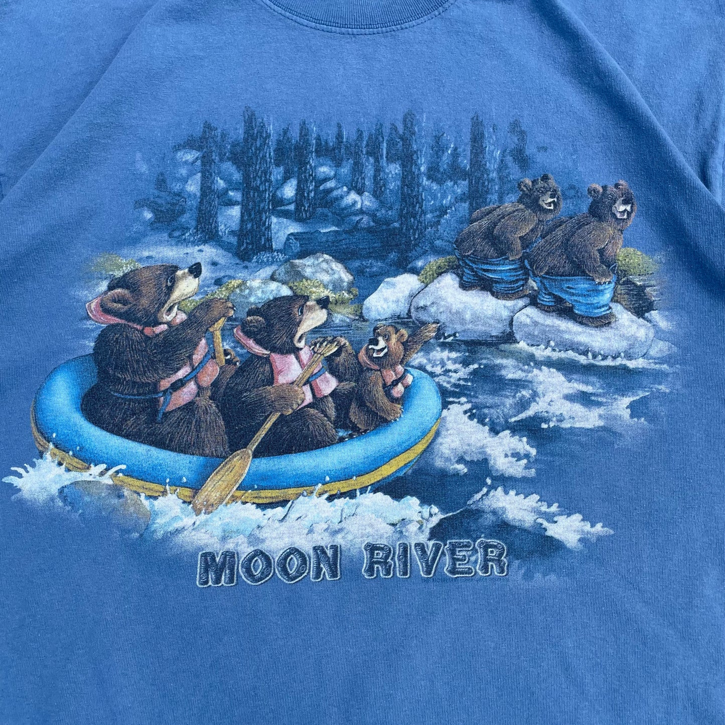 00s Moon River Faded Graphic T-Shirt