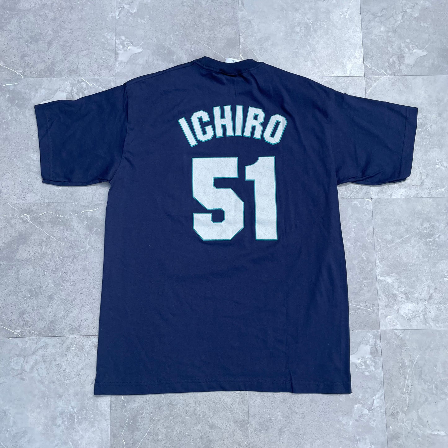 00s Deadstock Mariners Ichiro MLB Players T-Shirt