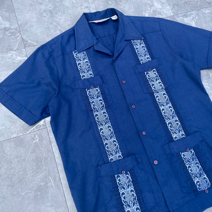 80-90s Romani Short Sleeve Cuban Shirt