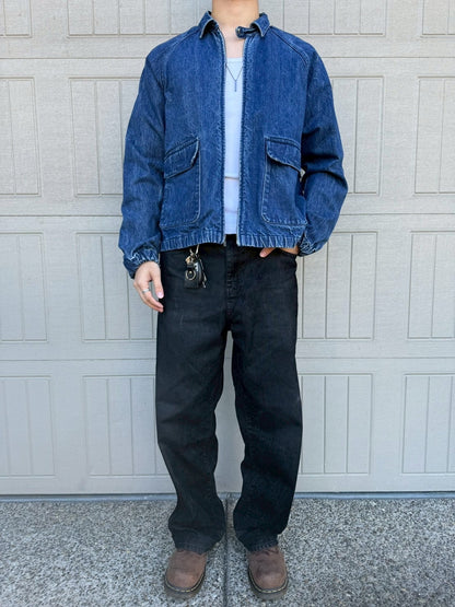 80s-90s Ralph Lauren Rare Dual Pocket Denim Swing Top Jacket