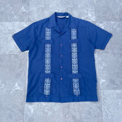 80-90s Romani Short Sleeve Cuban Shirt