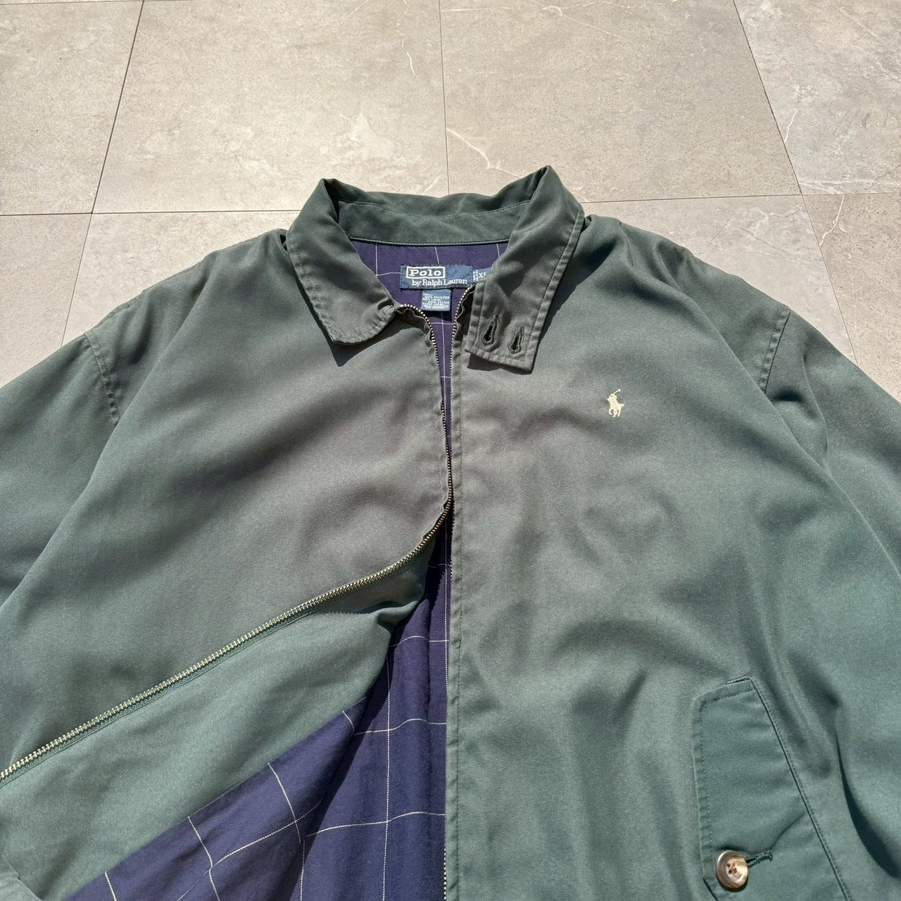 90s-00s Ralph Lauren Forest Green Swing Top Jacket