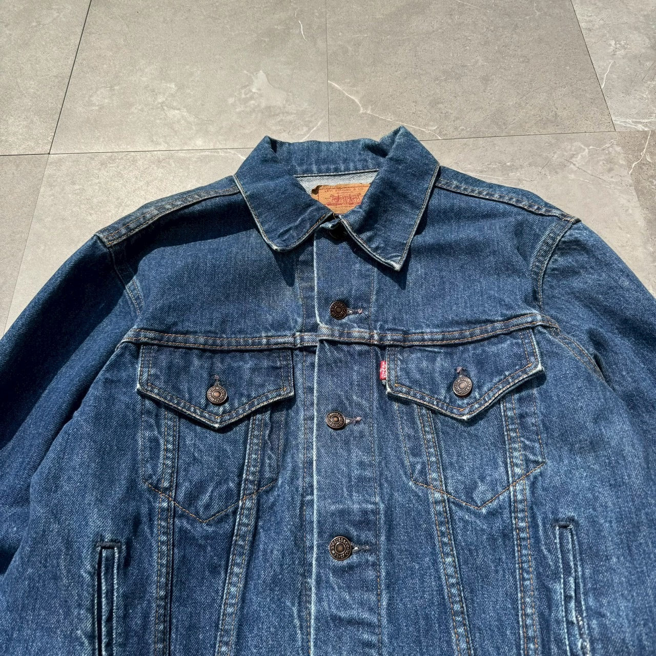 80s Levi’s 70506 Type III Made in Canada Dark Blue Denim Jacket