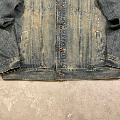 00s Old Navy Patched Denim Jacket