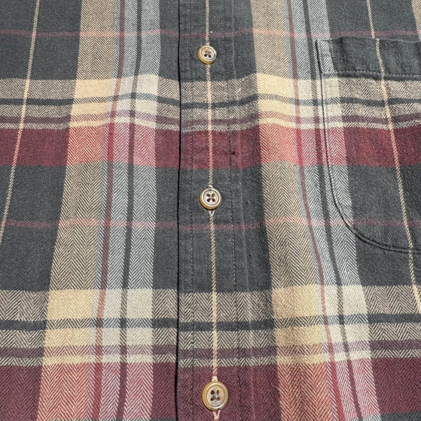 90s Lands' End Checkered Flannel Shirt KiiChain Clothing