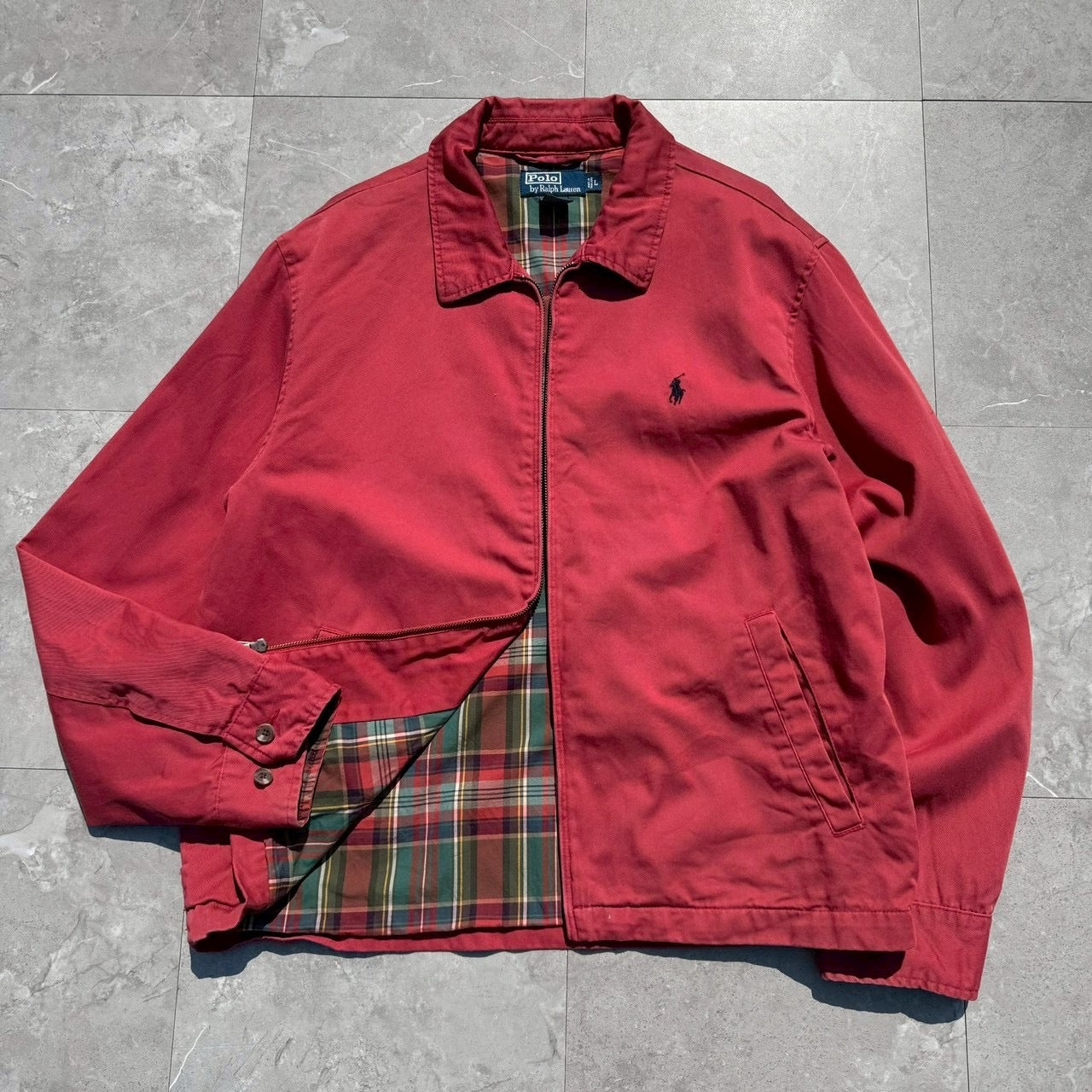 90s-00s Ralph Lauren Red Swing Top Jacket