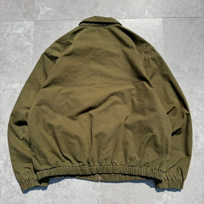 90s-00s Ralph Lauren Olive / Khaki Flannel Lined Swing Top Jacket