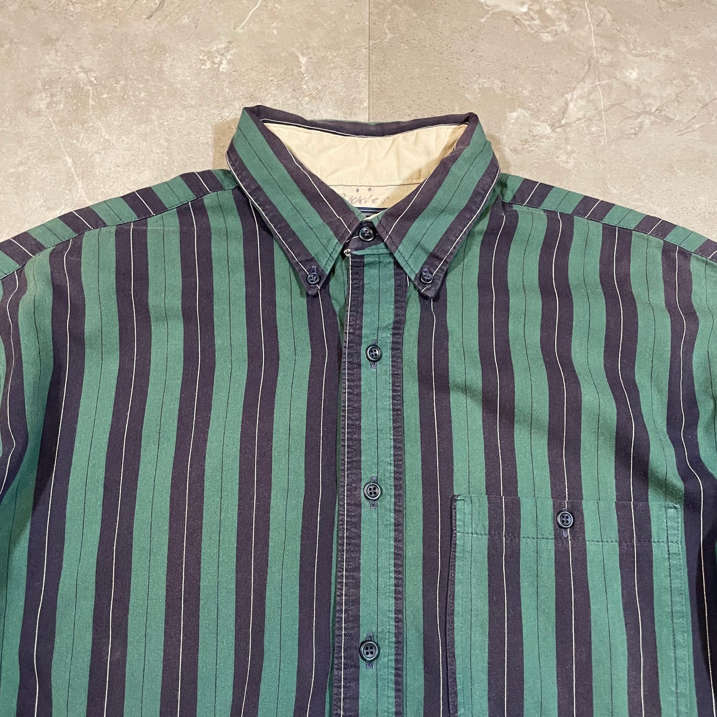 80s Wrangler Made in USA Striped Shirt