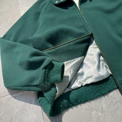 90s Pendleton Made in USA Green Harrington Jacket