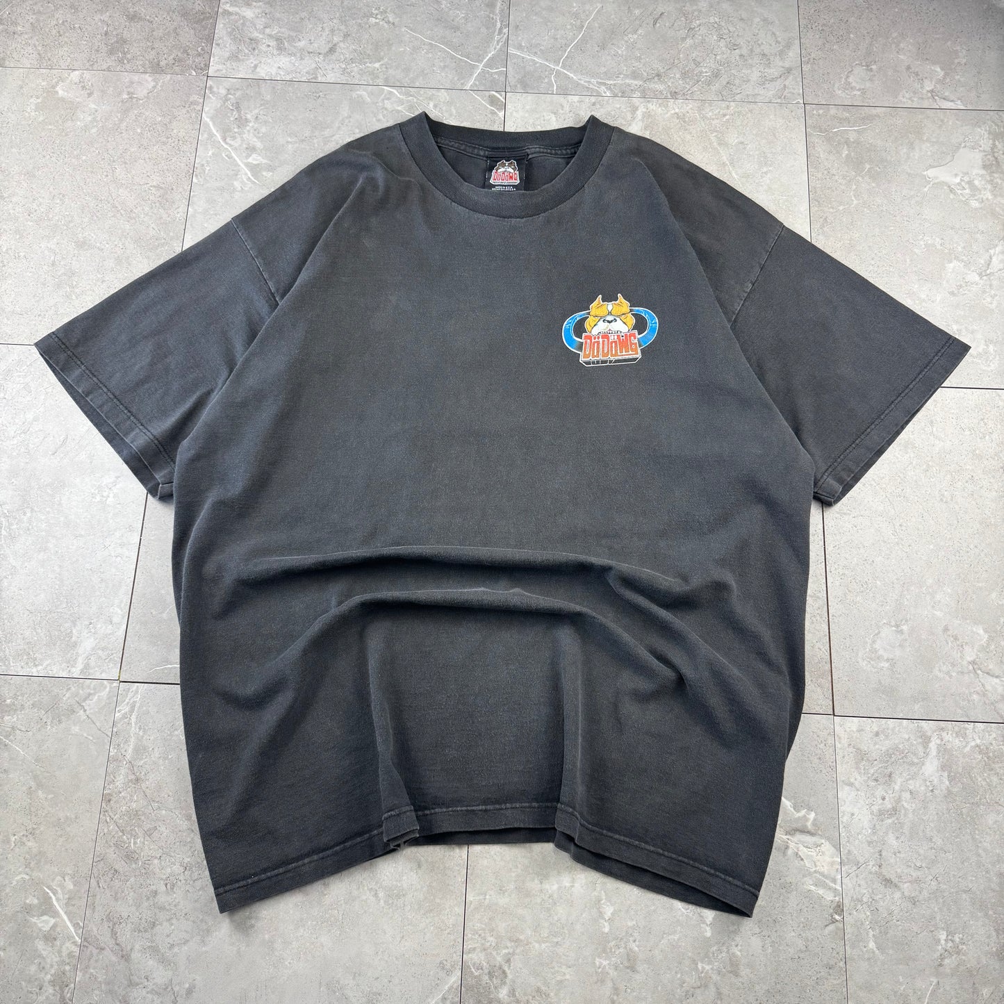 90s DaDawg Made in USA Black Bulldog Graphic Tee