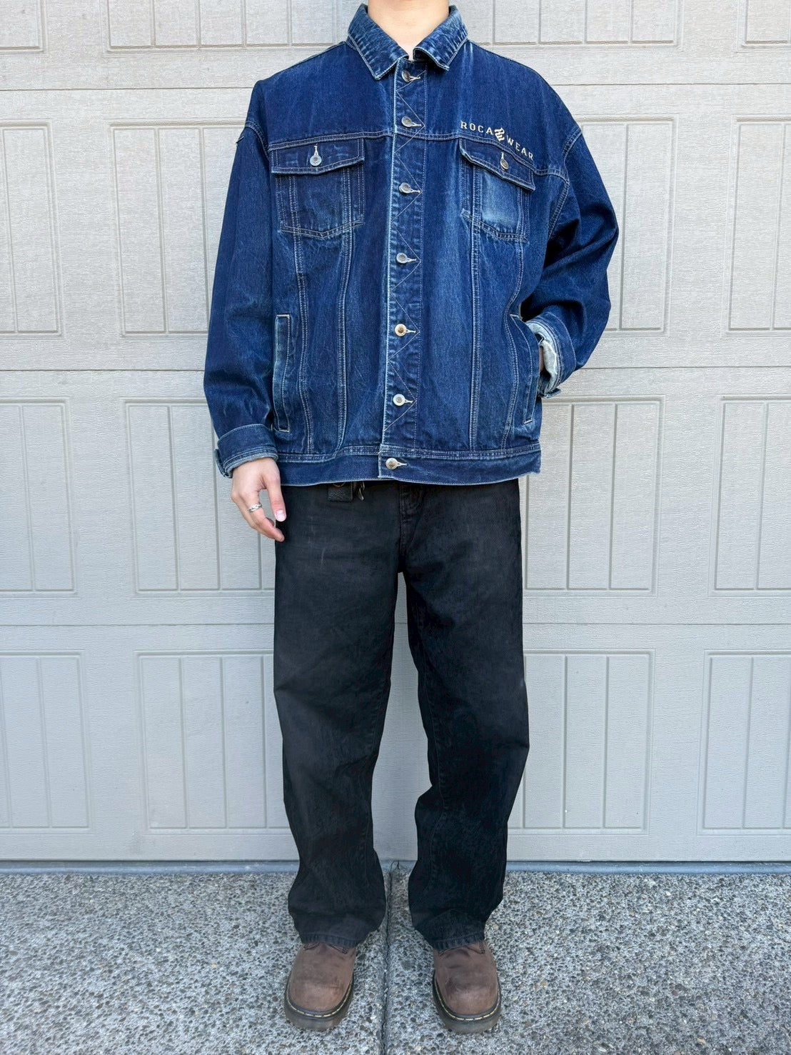 00s RocaWear Oversized Denim Jacket