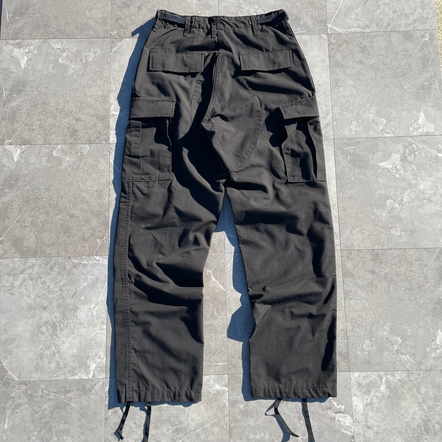 00s Propper Black Rip-Stop Cargo Military Pants Size S/R