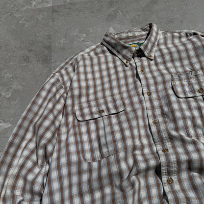 90s Cabela's Checkered Multi-Pocket Button Down Shirt KiiChain Clothing