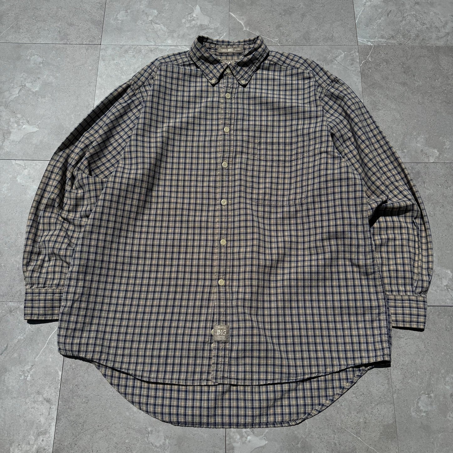 90s-00s Arrow Khaki’s BIG Oxford Checkered Shirt KiiChain Clothing