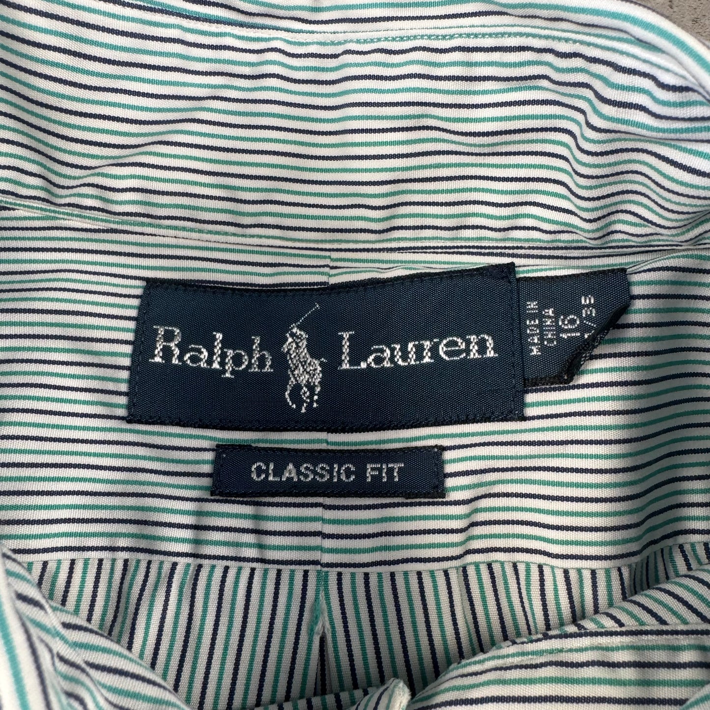 00s Ralph Lauren Classic Fit Striped Shirt