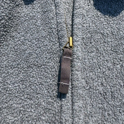 90s Ralph Lauren Gray Fleece Swing Top Jacket