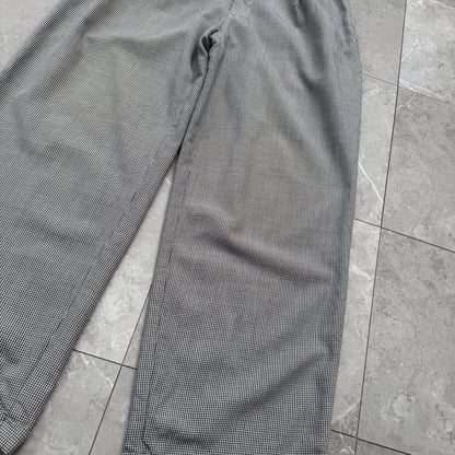 80s-90s Polo by Ralph Lauren Made in USA Houndstooth Pleated Slacks