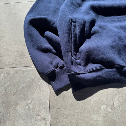 00s Russell Athletic Navy Quarter Zip Sweatshirt
