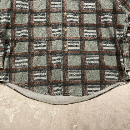 90s Ruff Hewn Made in USA Flannel Shirt