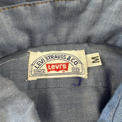 90s Levi's Orange Tab Tiger Embroidered Graphic Dual Pocket Shirt