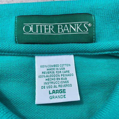 90s Outer Banks Woodcrafers Made in USA Polo Shirt