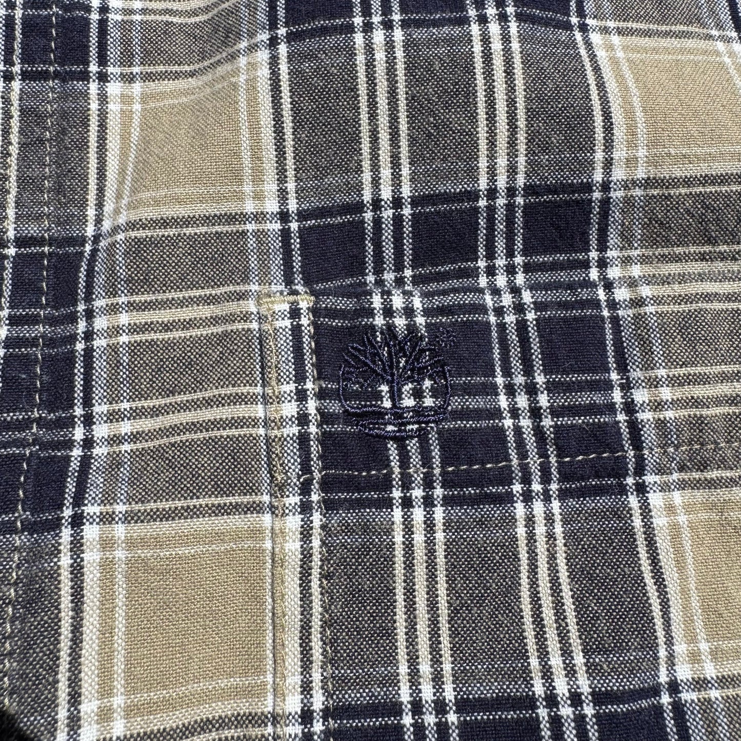 90s Timberland Faded Checkered Long Sleeve Shirt KiiChain Clothing