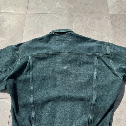 90s Guess Made in USA Dark Blue Denim Jacket