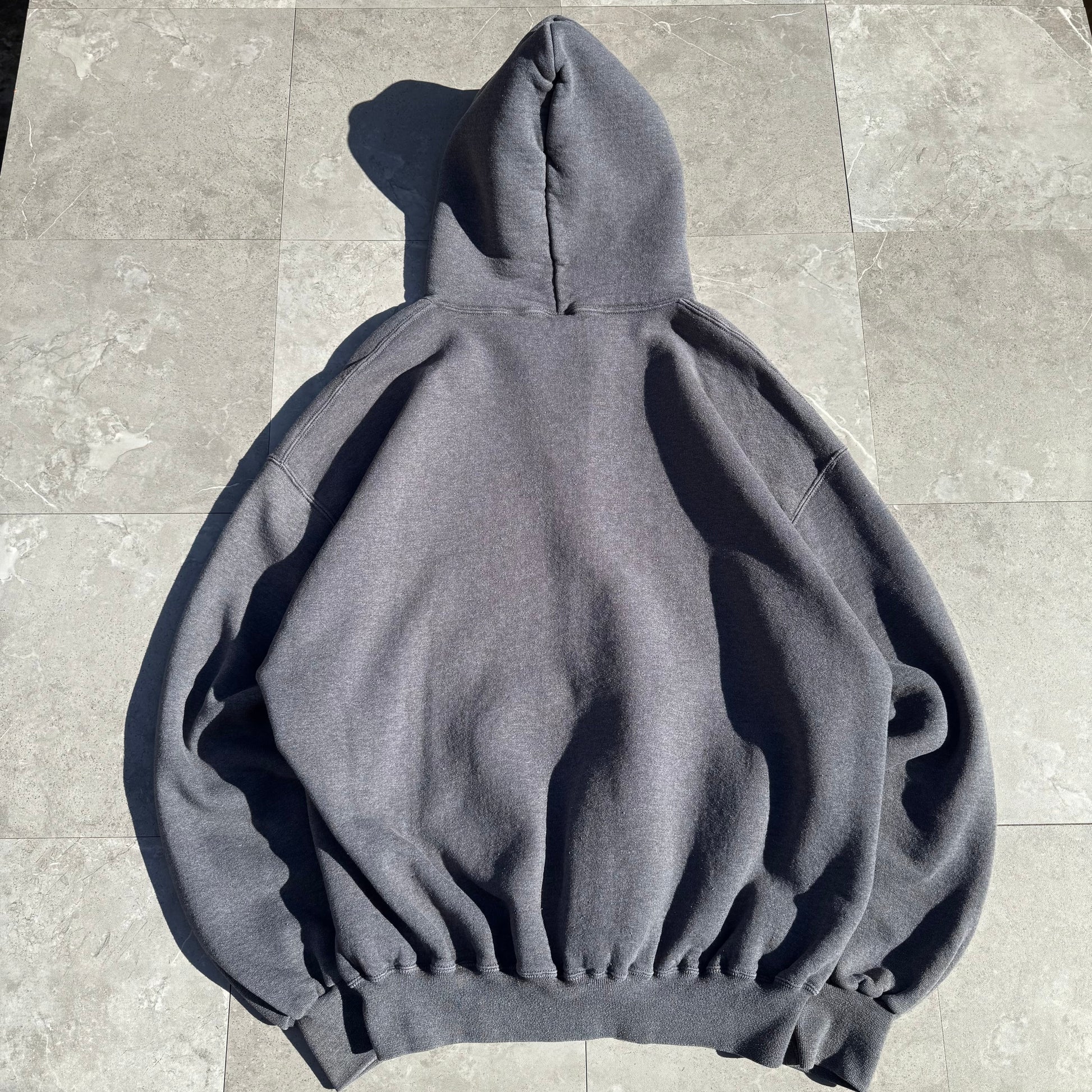 90s Russell Athletic Gray Zip-Up Hoodie KiiChain Clothing