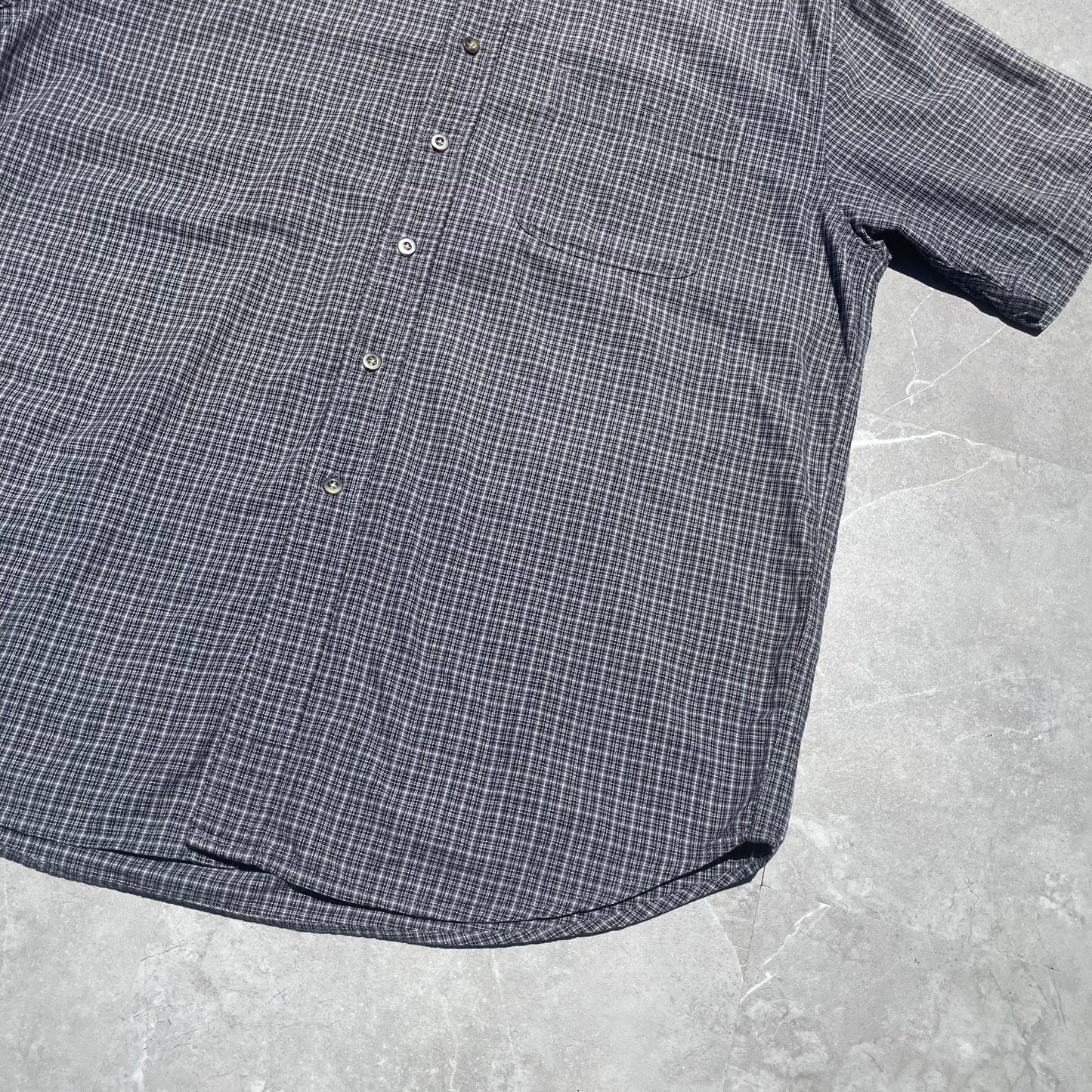 90s-00s Eddie Bauer Checkered Short Sleeve Shirt