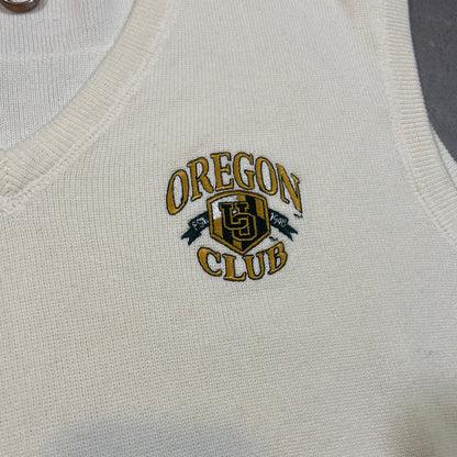 00s Vantage University of Oregon Knitted Vest