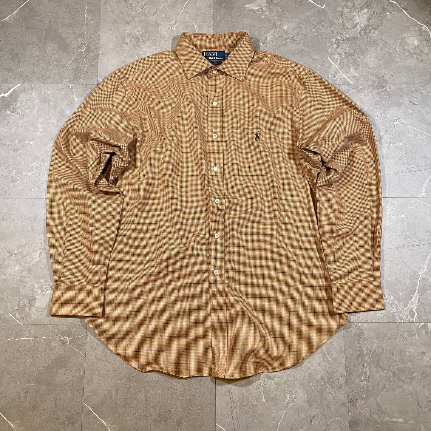 90s Ralph Lauren Brown Checkered Shirt