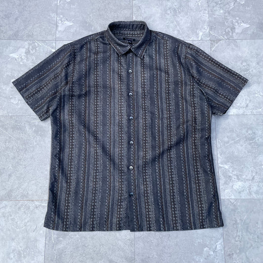 00s Van Heusen Striped Short Sleeve Shirt