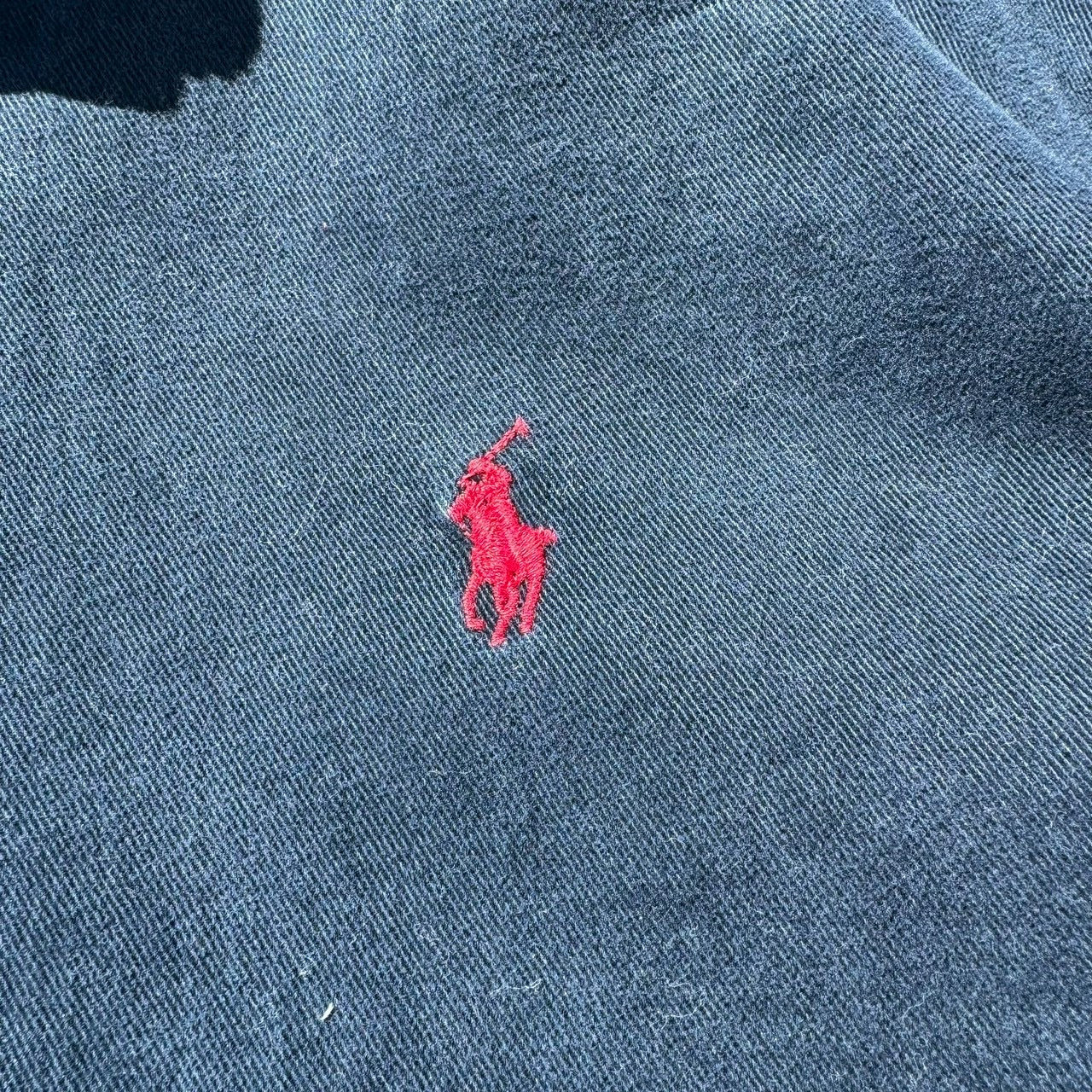 90s Ralph Lauren Navy Corduroy Collar Swing Top Jacket