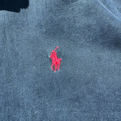 90s Ralph Lauren Navy Corduroy Collar Swing Top Jacket