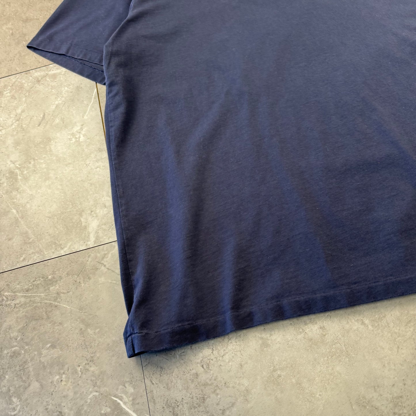 90s Polo by Ralph Lauren Navy Logo Single Stitch T-Shirt