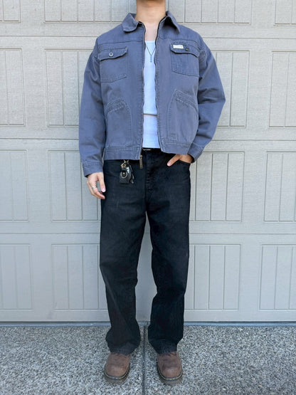 90s-00s RocaWear Gray Dual Pocket Jacket