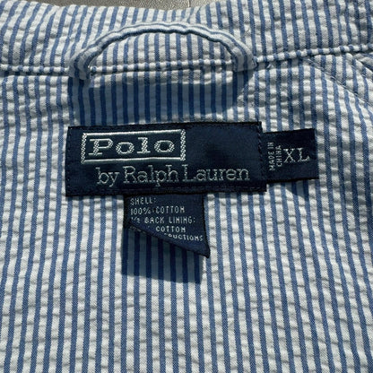 00s Ralph Lauren Rare Seersucker Light Weight Harrington Jacket