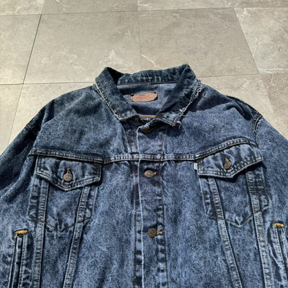 80s-90s Levi's 75066 Made in USA Dyed Denim Jacket