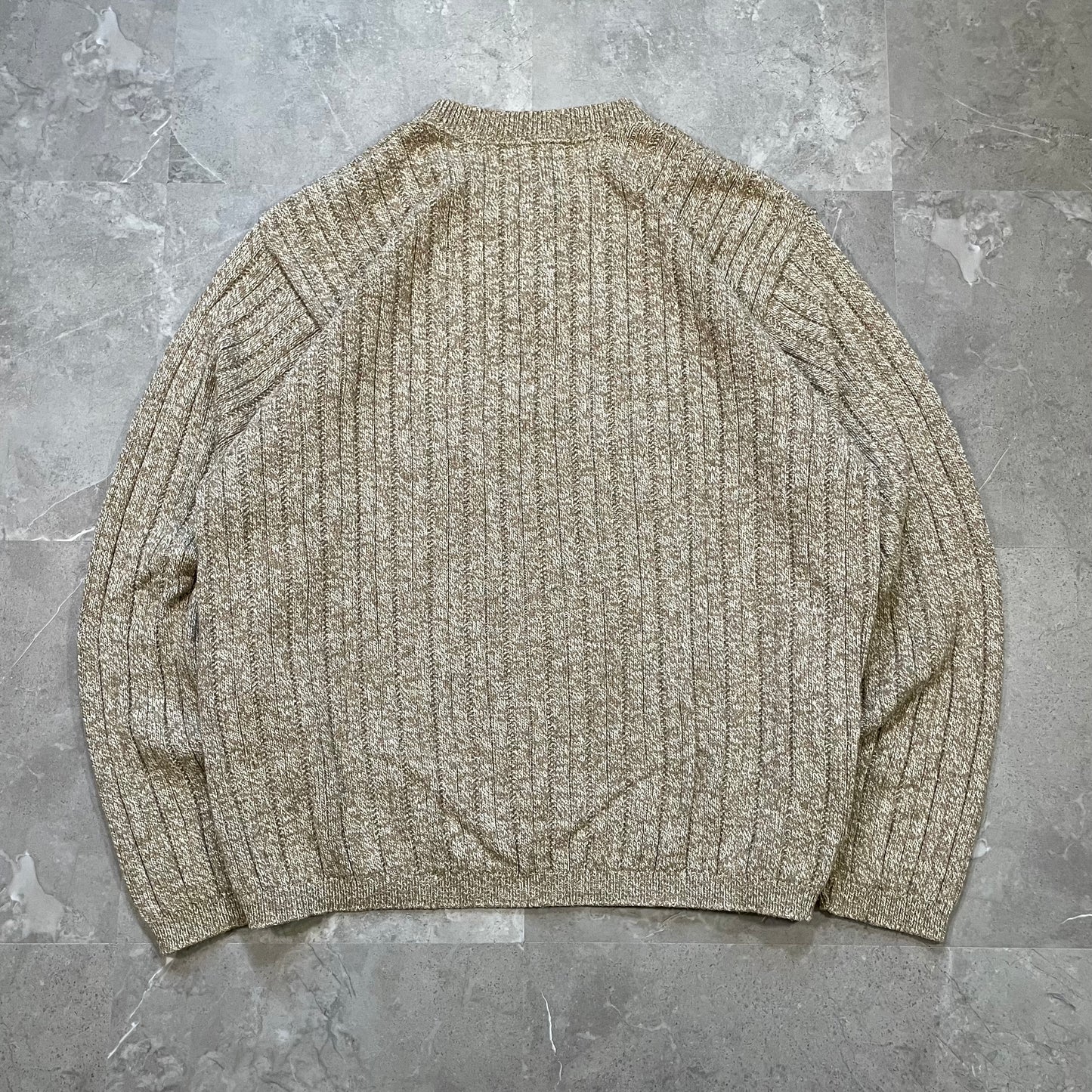 90s David Taylor Made in USA Henley Neck Knitted Sweater