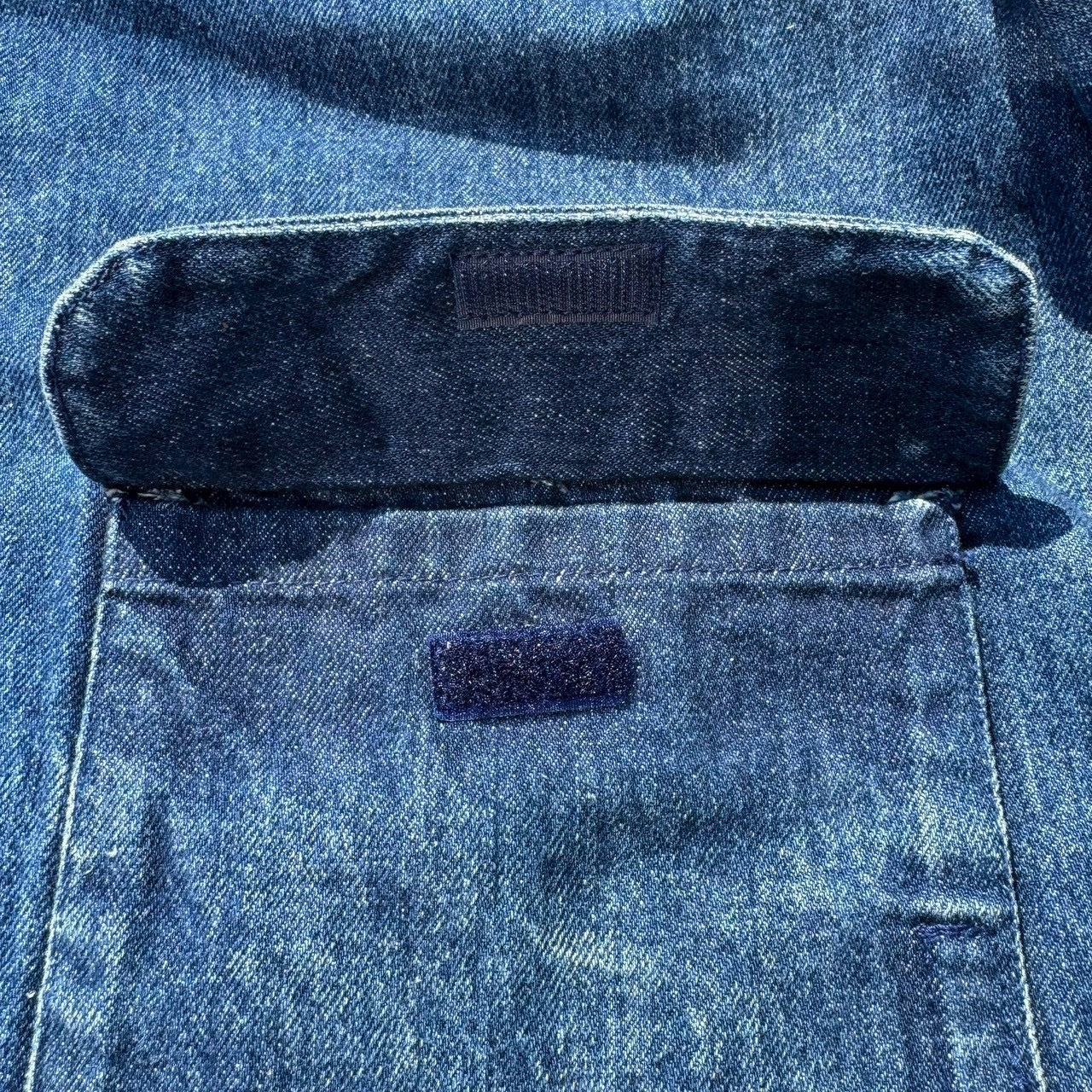 80s-90s Ralph Lauren Rare Dual Pocket Denim Swing Top Jacket